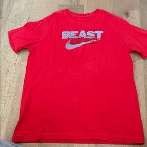Nike Kids Red 'Beast' Graphic Tee